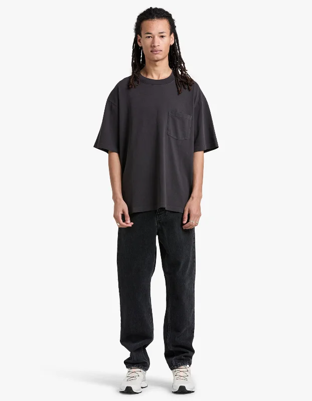 Lucas Cotton Short Sleeve Tee - Washed Black