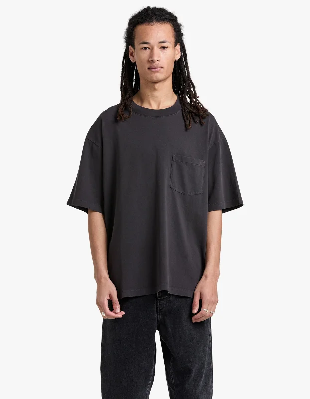 Lucas Cotton Short Sleeve Tee - Washed Black