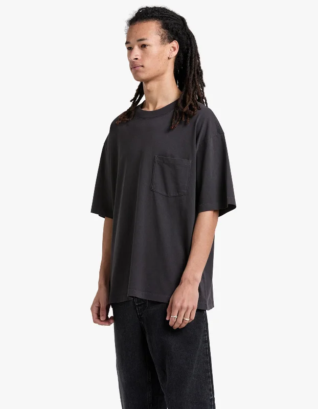 Lucas Cotton Short Sleeve Tee - Washed Black