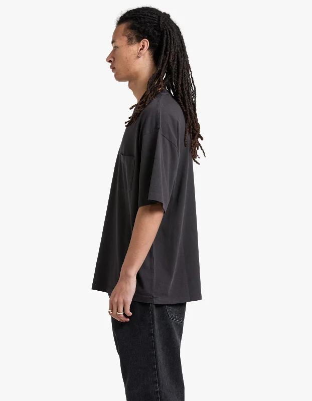 Lucas Cotton Short Sleeve Tee - Washed Black