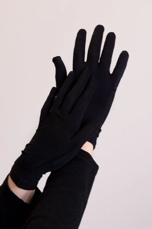 Bamboo Gloves, Black