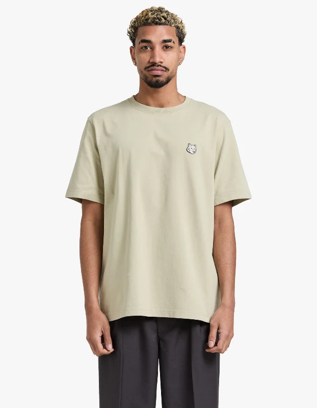 Bold Fox Head Patch Comfort T Shirt - Ash Tree