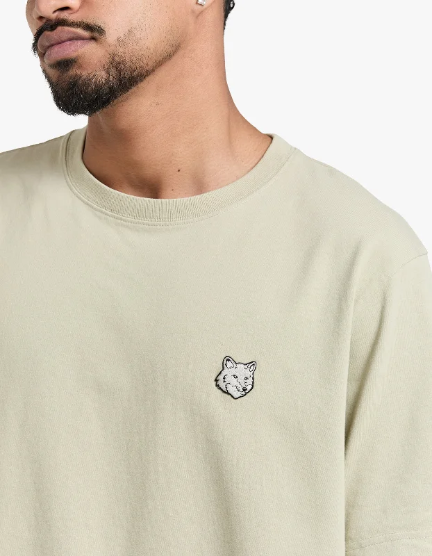 Bold Fox Head Patch Comfort T Shirt - Ash Tree