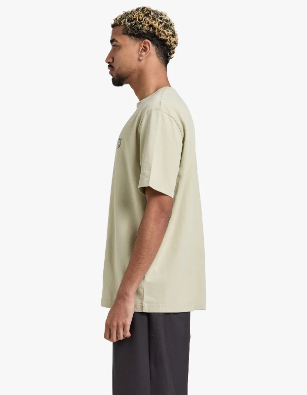 Bold Fox Head Patch Comfort T Shirt - Ash Tree