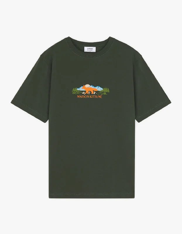 Outdoor Profile Fox Comfort T Shirt - Ranger Green