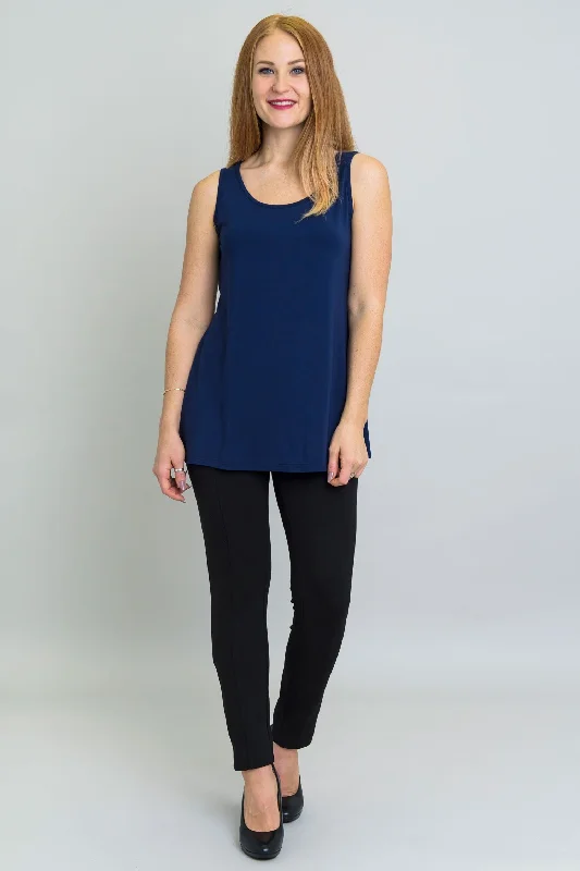 Relaxed Tank, Indigo, Bamboo - Final Sale