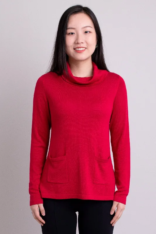 Scooby Sweater, Lipstick, Bamboo Cotton