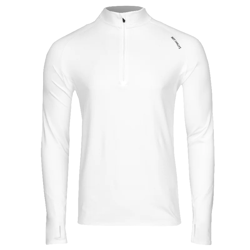 Men's Micro-Elite Chamois Zone Zip-T - White/White