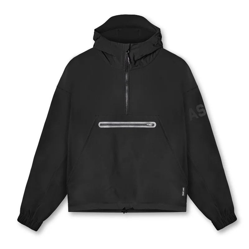 0608. TETRA-LITE™ Anorak Jacket - Black/Black