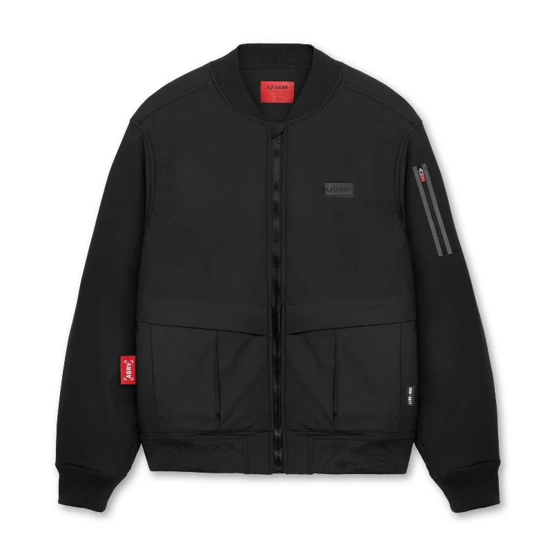 0677. Kinterra™ Weatherproof Bomber Jacket - Black