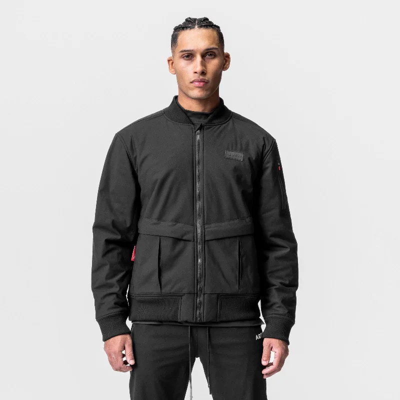 0677. Kinterra™ Weatherproof Bomber Jacket - Black