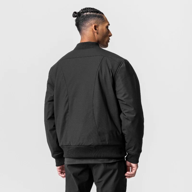 0677. Kinterra™ Weatherproof Bomber Jacket - Black