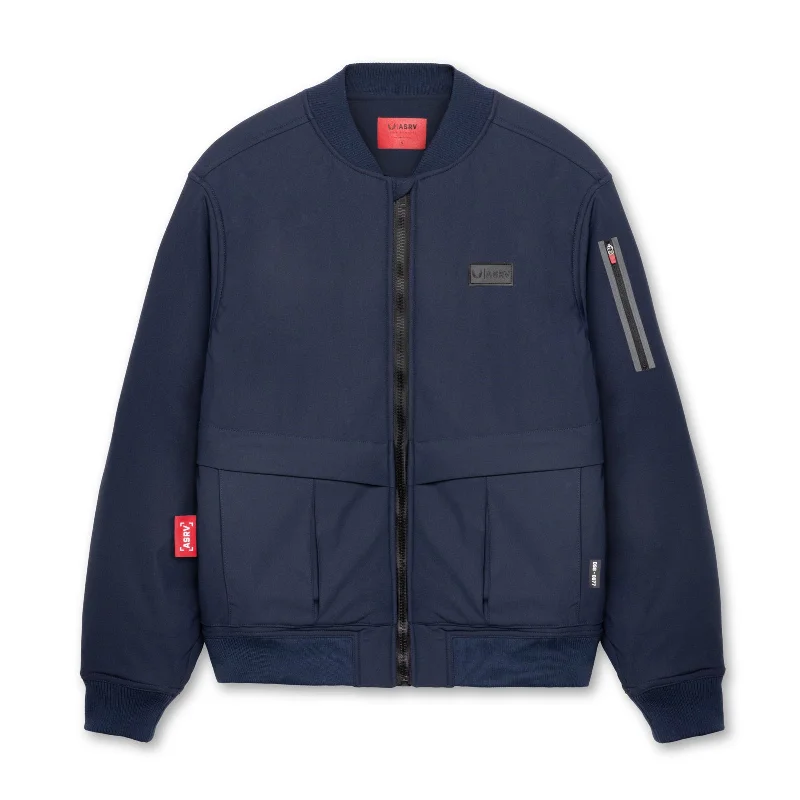 0677. Kinterra™ Weatherproof Bomber Jacket - Navy