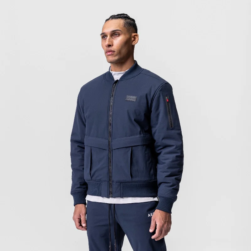 0677. Kinterra™ Weatherproof Bomber Jacket - Navy