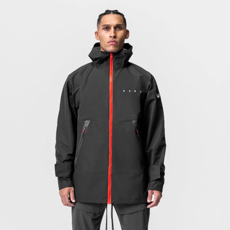 0678. Hipora® AQUAzip® Tech Parka  - Black