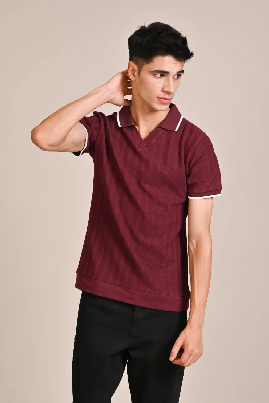 JOHNNY COLLAR JACQUARD POLO