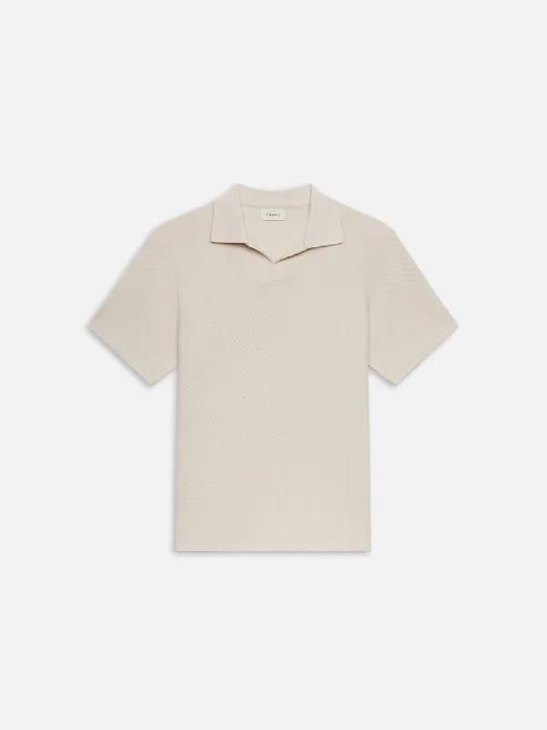 Jacquard Polo -- Natural