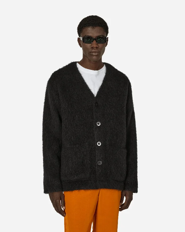 Mohair Cardigan Black