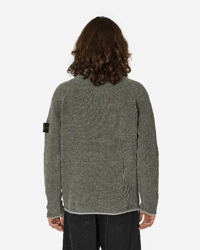 Cotton Chenille Crewneck Sweater Grey