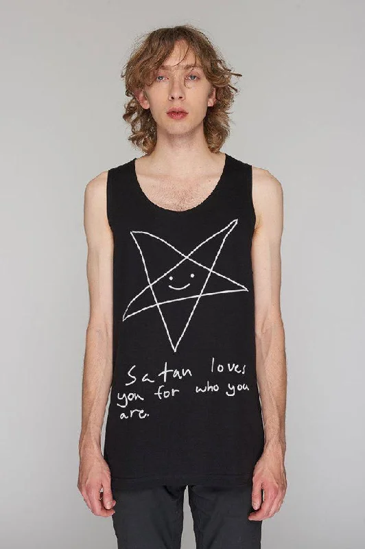 Satan Loves You Vest - Unisex