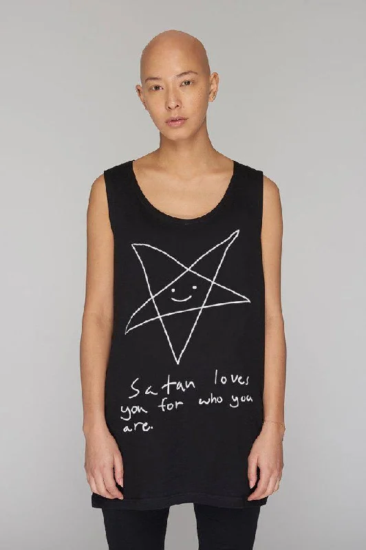 Satan Loves You Vest - Unisex